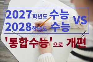 2027학년도 수능 날짜, 2028학년도 수능 전면 개편